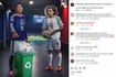 米メディア『ブリーチャーレポート』が投稿した日本対チュニジアの“風刺”画像(公式インスタグラムより)