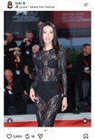 スケスケのドレスを着こなすKoki(本人のインスタグラムより)