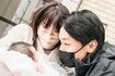 退院時、初めて父娘がリアルに対面できた記念すべき1枚（写真撮影：Shino）