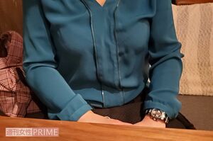 涙を目にためながら被害を告白した大林さん（仮名）