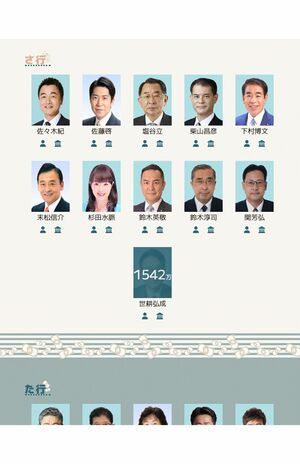 国民の政治不信の表れか、立ち上げられた『自民党裏金リスト』。裏金の金額のほか、議員の公式HPなどのリンクも