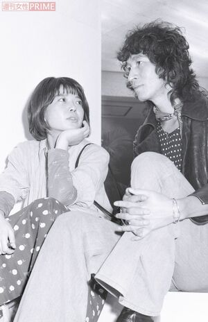 '73年、交際半年でミュージシャンの内田裕也と婚約発表。しかし結婚2年足らずで別居。「たまに会うからいい」と40年以上、別居生活を続けた 撮影/週刊女性写真班