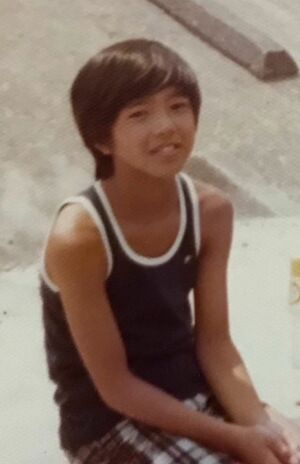 小学生時代の風間トオルさん。華奢だったが、常に明るい人気者だった