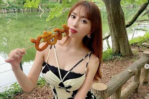 西武選手との交際、妊娠が報じられた森咲智美（公式インスタグラムより）