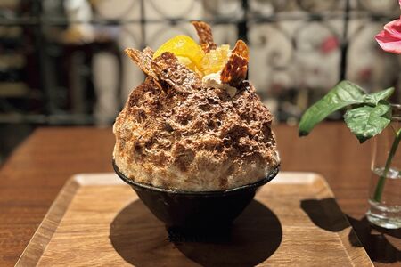 ジャンドゥーヤと新生姜のこおり/2100円