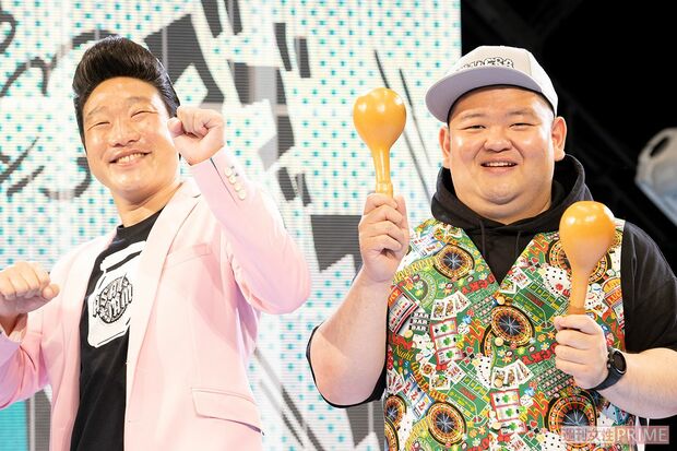 お笑いコンビ『ANZEN漫才』のみやぞんとあらぽん