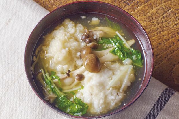 山いもはんぺんだんごスープ　撮影／中野博安