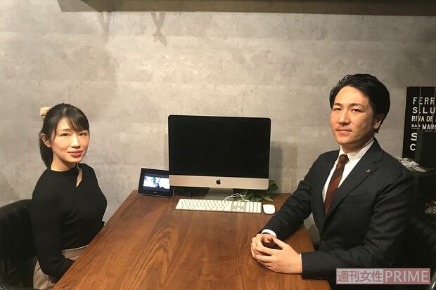 スタッフの茜さん（左）と石井代表。年間3000件を超える依頼を受ける