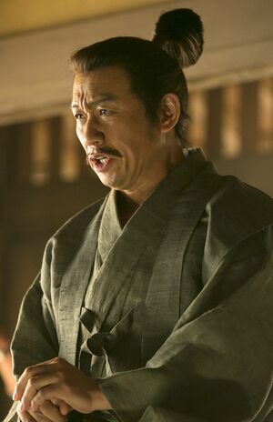 「だまれ小童！」のセリフが話題になった西村雅彦演じる室賀正武　(c)NHK