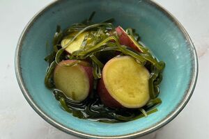 大腸がんサバイバー重野佐和子さんの腸活常備菜「さつまいもと切り昆布の煮物」