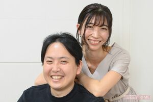 柏瀬真大さん（左）とまみこさん