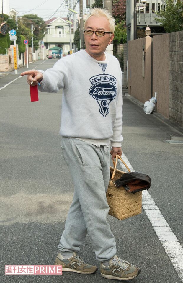 2016年、記者の改築に関する質問にしっかりと答えてくれた所ジョージ（直撃の模様は次ページ）