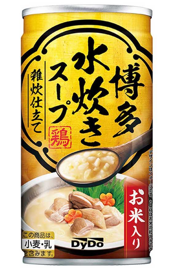 ダイドードリンコの『博多水炊きスープ雑炊仕立て』(公式サイトより)