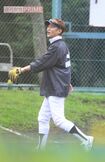 2009年7月、俳優チームの草野球に参加する中居正広2