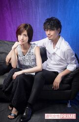 左から上戸彩、斎藤工　撮影／廣瀬靖士