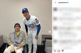 長嶋茂雄さんとのツーショットを投稿した大谷翔平、2025年3月「MLB東京シリーズ」にて（本人のインスタグラムより）