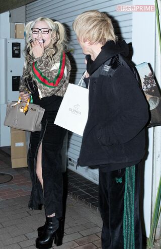 銀座でバレンタインデート中の加藤紗里を直撃