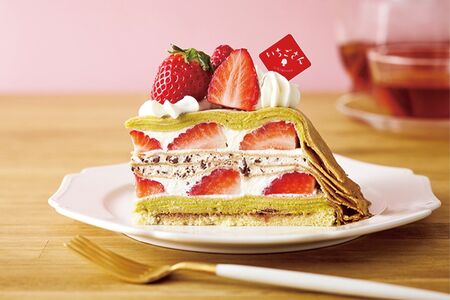 表参道店のみ、佐賀県産ブランドいちご「いちごさん」を使った新作が登場中！お茶付き2068円