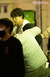 『大病院占拠』の野外ロケ中の櫻井翔