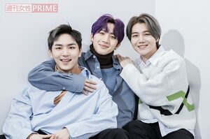 （左から）キノ、フイ、ジンホ　撮影／廣瀬靖士