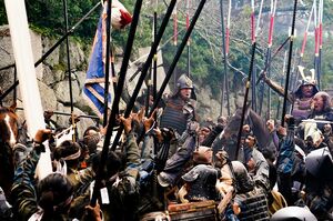 『レジェンド&バタフライ』の合戦のシーンは圧巻(中央:木村拓哉) 配給:東映(c)2023「THELEGEND&BUTTERFLY」製作委員会