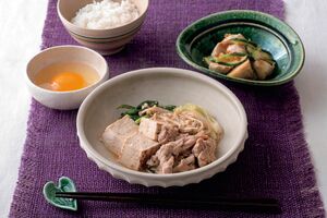 五目肉豆腐定食