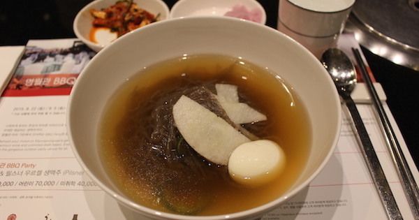 【写真】「明月館」の水冷麺