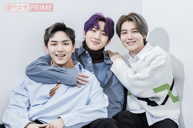 （左から）キノ、フイ、ジンホ　撮影／廣瀬靖士