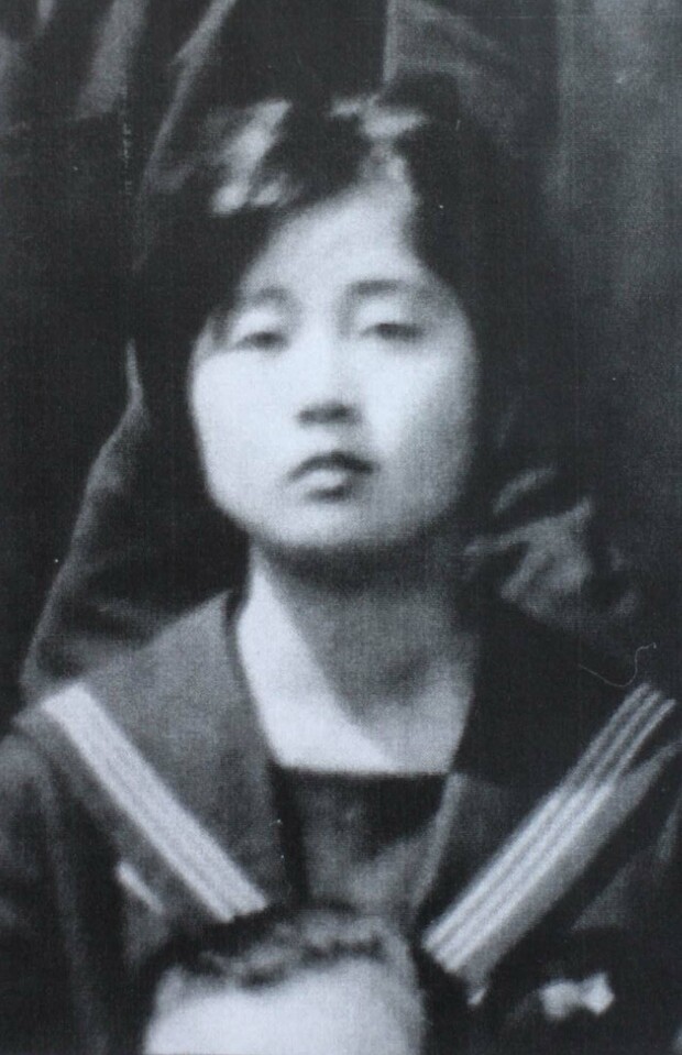 東筑高校時代の筧千佐子被告（卒業アルバムより）