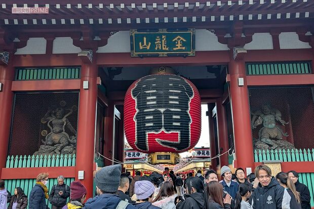 インバウンドで賑わう浅草・浅草寺　撮影／編集部