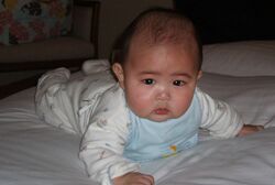 生後6か月の大維志くん