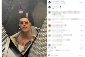 坊主姿が「関口メンディーかと」と指摘されたマリウス葉の近影(本人インスタグラムより)