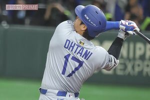 MLB東京シリーズでホームランを打った大谷翔平