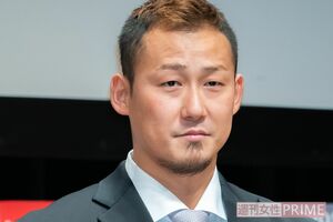 『第13回ペアレンティングアワード授賞式』での北海道日本ハムファイターズの時の中田翔選手（'20年11月）