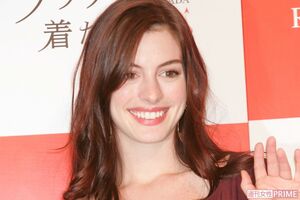 2006年、『プラダを着た悪魔』公開に際して来日したアン・ハサウェイ(撮影/『週刊女性』写真班)