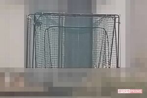 中村優志容疑者の実家には今も野球の練習用ネットが