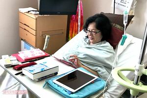 闘病中の写真 写真提供/麻倉未稀さん