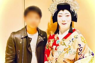 市川猿之助とA氏のツーショット（A氏のインスタグラムより）