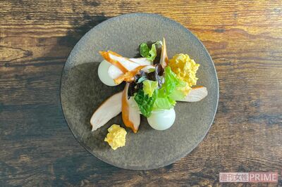 (3)皿に全ての食材を盛り付ける