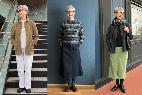 【60代の冬コーデ7選】インスタグラマー・小和田妙子さんが指南「クローゼットは小さく」冬の“着こなし”…