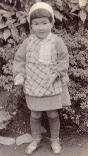 子ども時代の若宮さん。2、3歳くらい。幼いころから好奇心旺盛で負けず嫌いだった