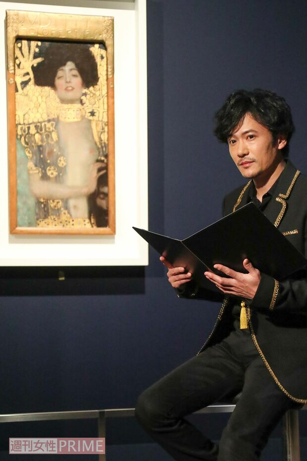 『クリムト展　ウィーンと日本１９００』では音声ガイドを担当した稲垣吾郎（'19年）　撮影／坂本利幸