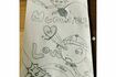 田口翔容疑者が描いたと思われる奇妙な絵（インスタグラムより）