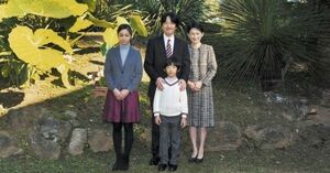 秋篠宮ご夫妻も安心して、佳子さまに悠仁さまをお任せに（’14 年11月）