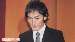 謝罪会見時の草なぎ剛