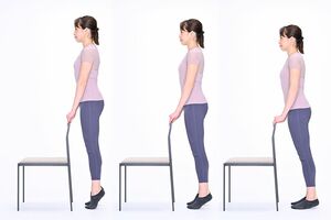 【かかと下ろし】1セット×10回