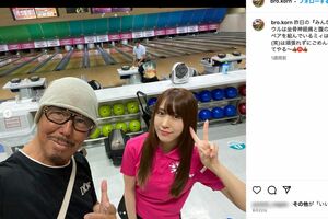 近年は「近藤信秋」としてボウリングにどハマりしているブラザー・コーン。プロも目指していた（公式インスタグラムより）