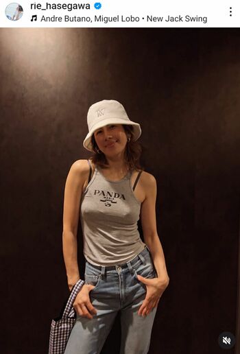“51歳のタンクトップ”が話題になった長谷川理恵(本人のインスタグラムより)
