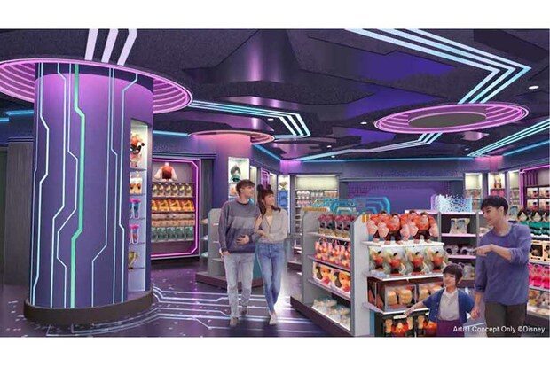2027年春に開業予定、映画『シュガー・ラッシュ』の世界を舞台とした新アトラクション（ディズニーランドの公式サイトより）