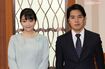 結婚記者会見での小室眞子さんと小室圭さん(2021年10月26日)